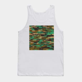 Camouflage Teal Tank Top